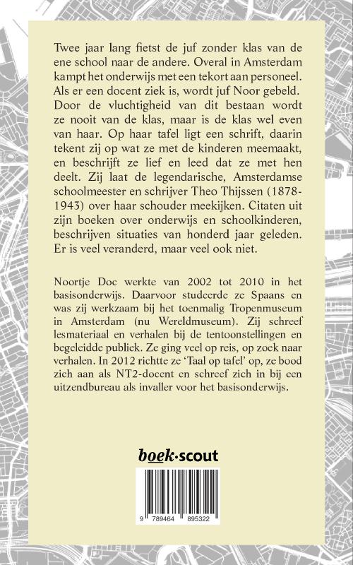 Achterkant van Juf zonder klas