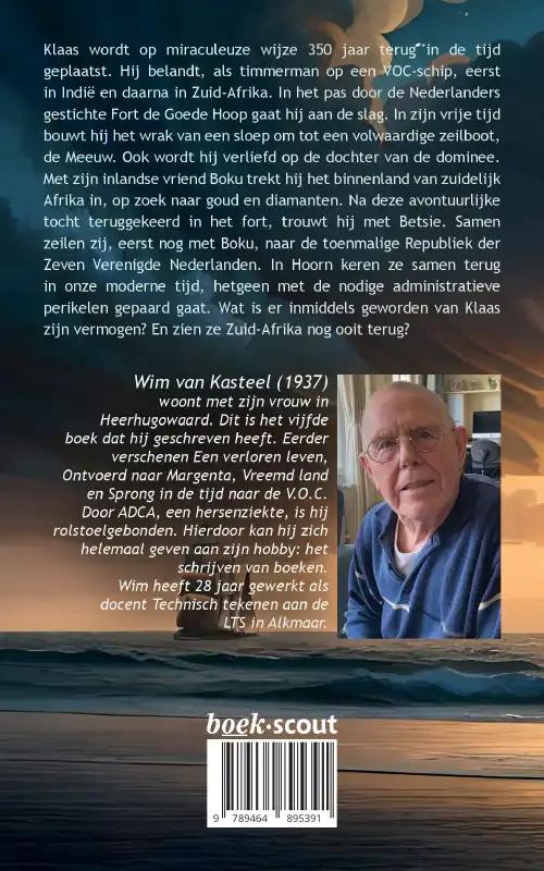 Achterkant van Sprong in de tijd naar de VOC