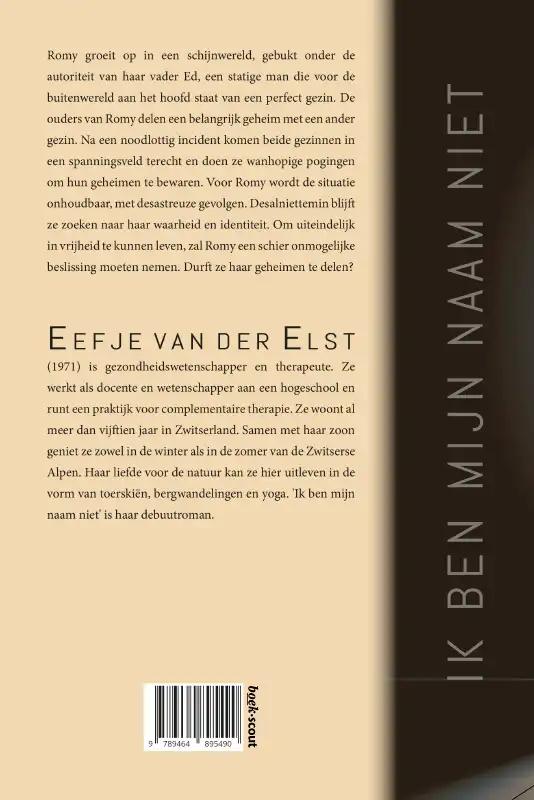 Achterkant van Ik ben mijn naam niet