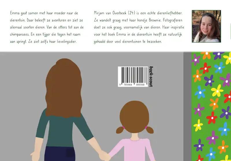 Achterkant van Emma in de dierentuin