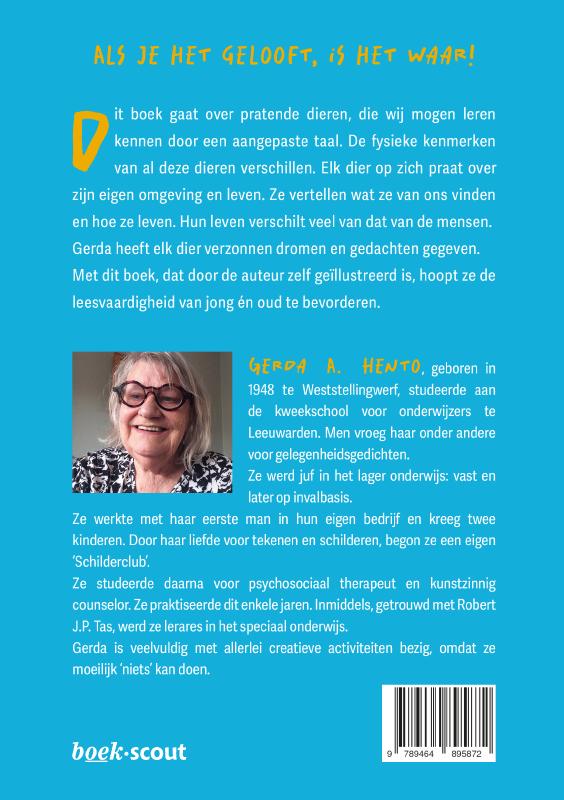 Achterkant van Dieren praten