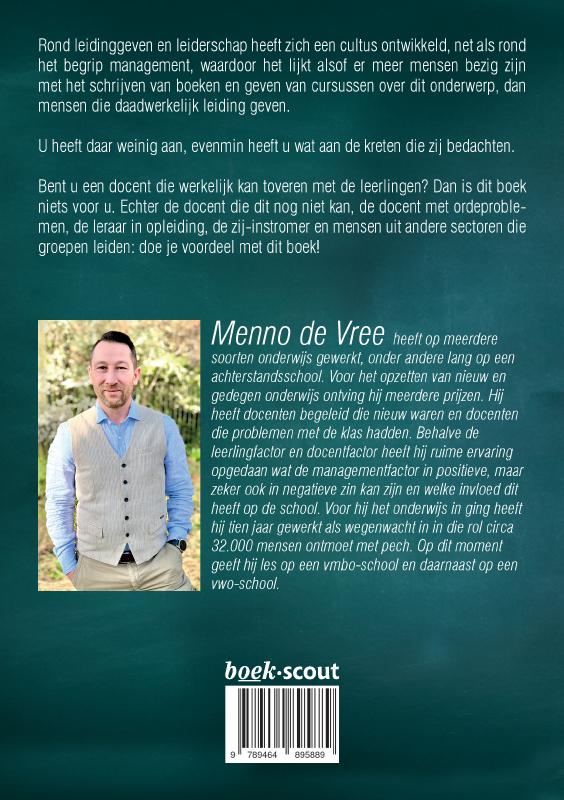 Achterkant van De klas de baas