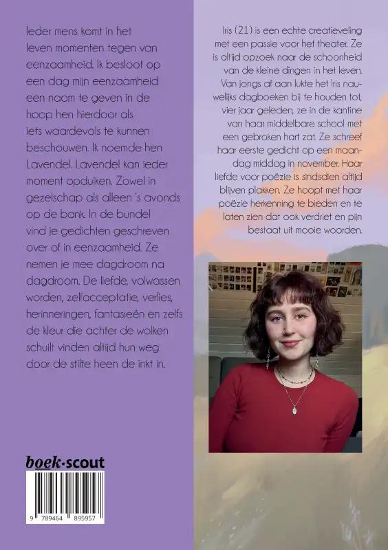Achterkant van Een ode aan Lavendel