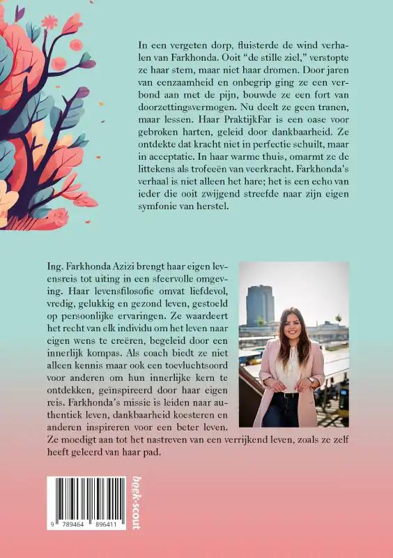 Achterkant van Lichtstralen van Farkhonda's ziel