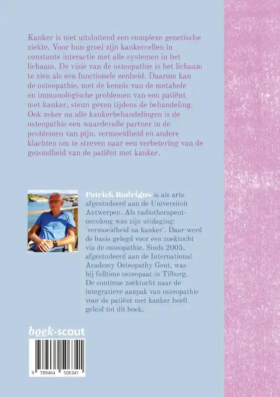 Achterkant van De patiënt met kanker en de osteopaat