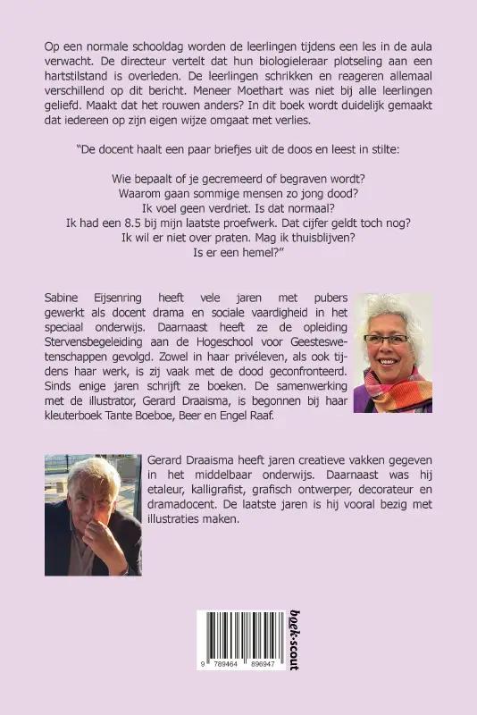 Achterkant van Opeens was je weg