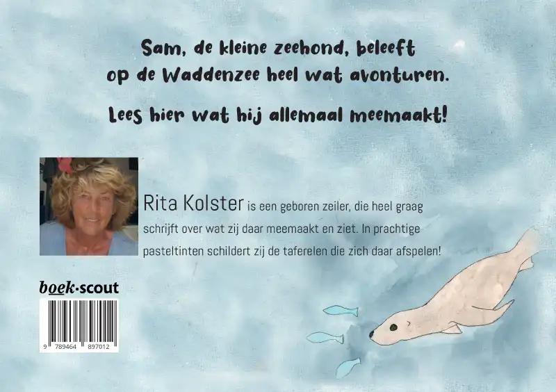 Achterkant van 7 Avonturen van Sam, de kleine zeehond
