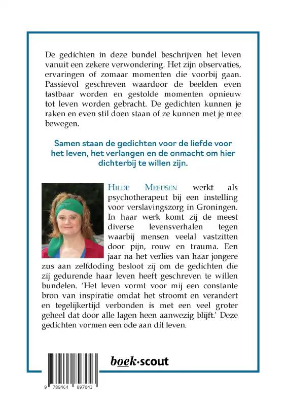 Achterkant van Bezielde stilte