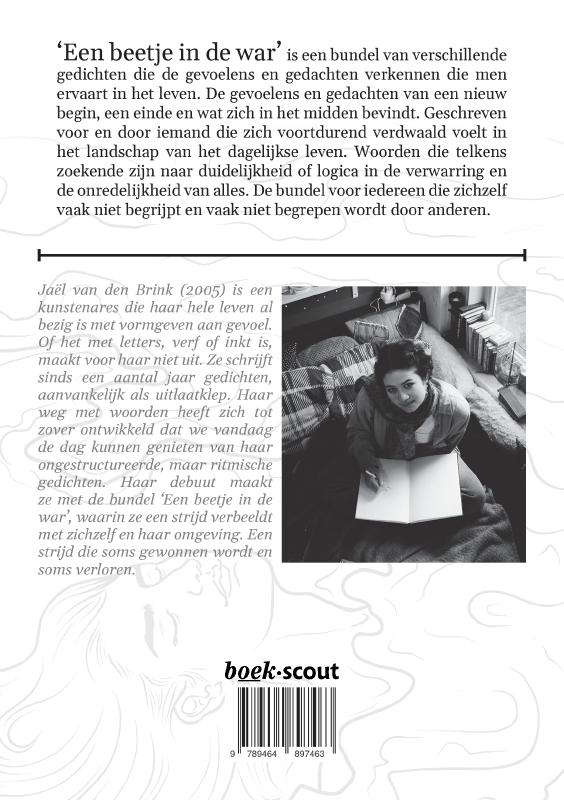Achterkant van Een beetje in de war