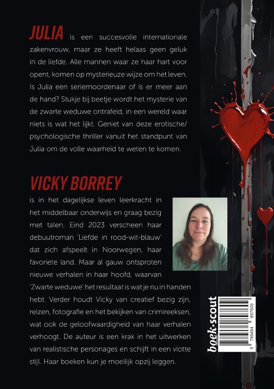Achterkant van Zwarte weduwe