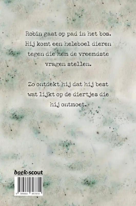 Achterkant van Een beetje aap
