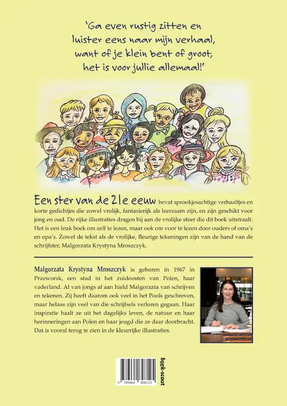Achterkant van Een ster van de 21e eeuw