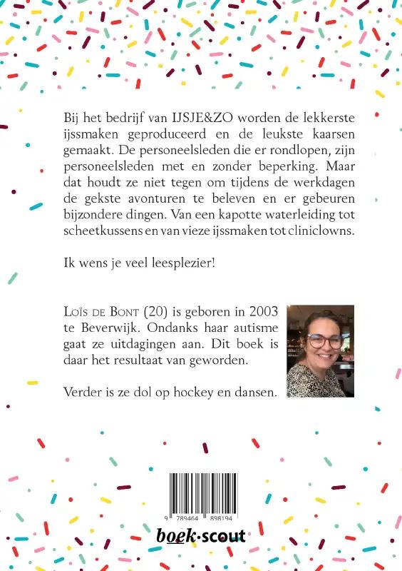 Achterkant van Gekkigheid bij IJSJE&ZO