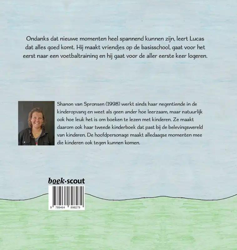 Achterkant van Lucas gaat naar de basisschool!