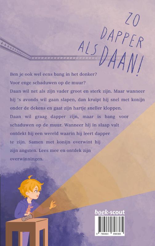Achterkant van Zo dapper als Daan!