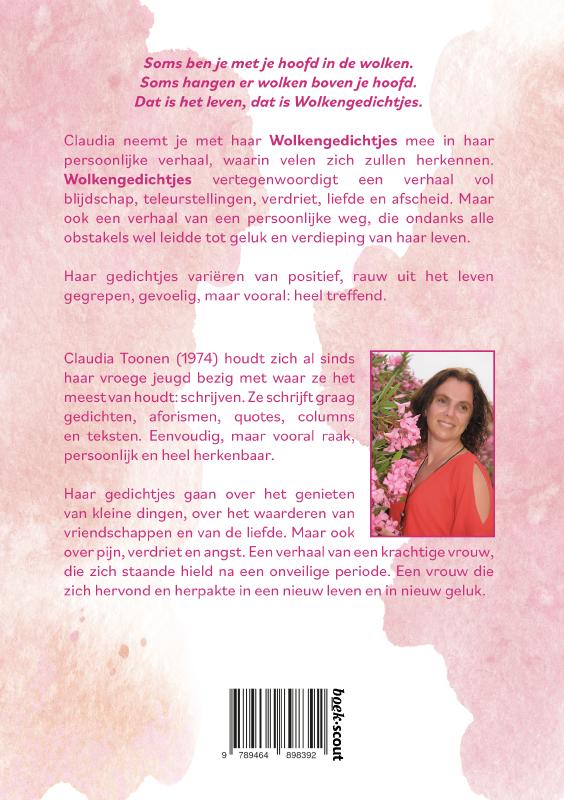 Achterkant van Wolkengedichtjes