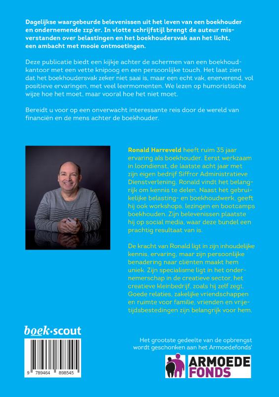 Achterkant van Belevenissen van een boekhouder