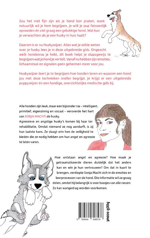 Achterkant van Huskywijzer