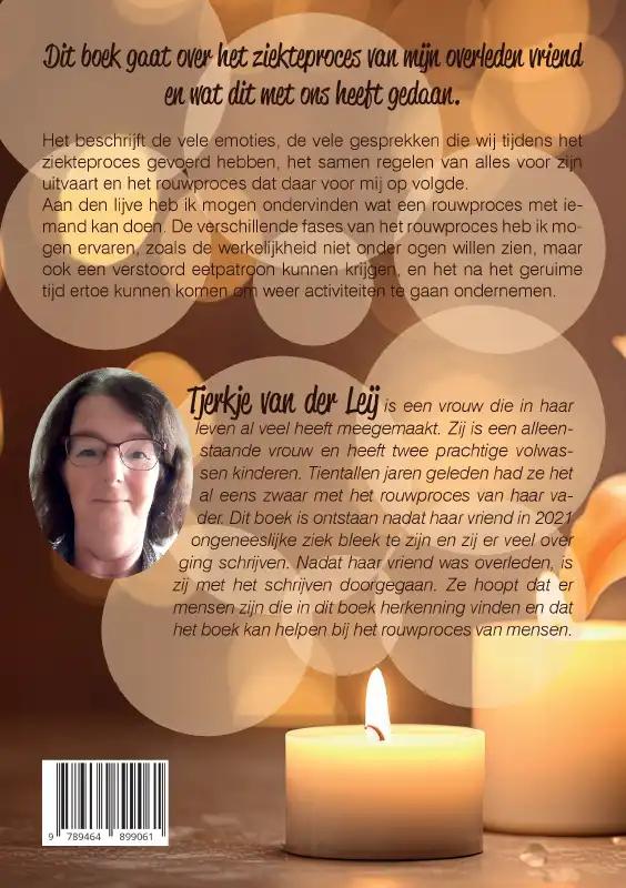 Achterkant van Over het verliezen van een geliefde