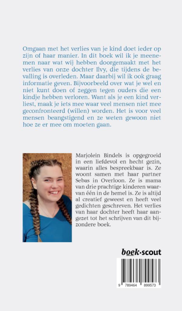Achterkant van Vlinderkind