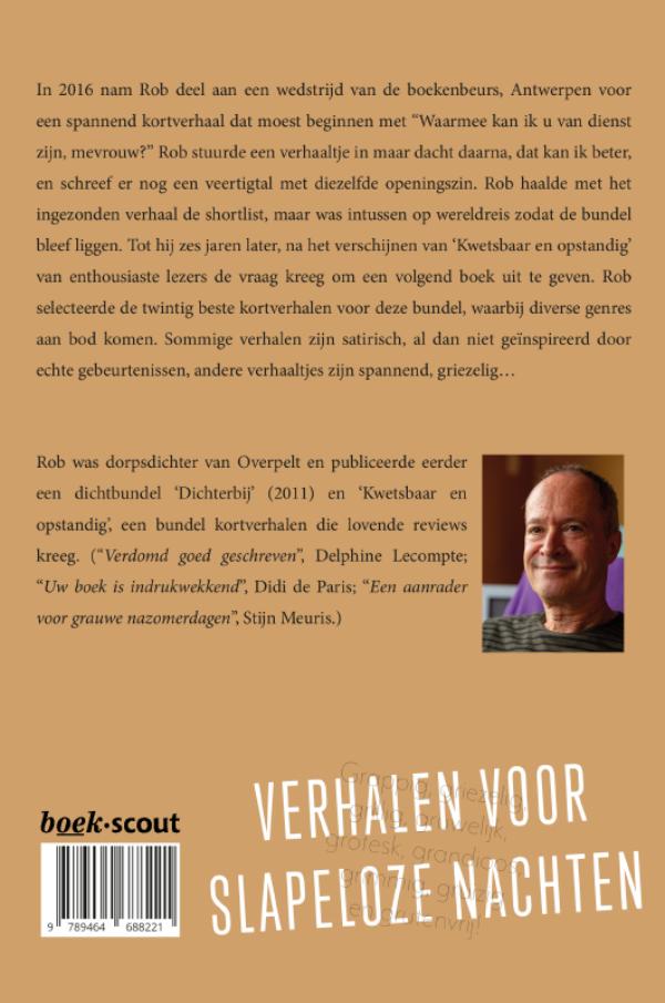Achterkant van Verhalen voor slapeloze nachten
