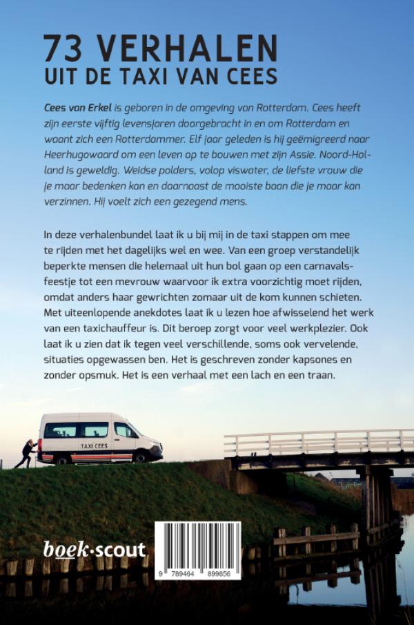 Achterkant van Taxi Cees