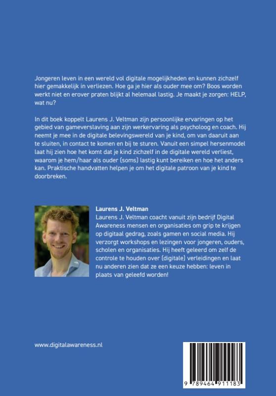 Achterkant van HELP! Mijn kind verdwijnt in social media of gamen