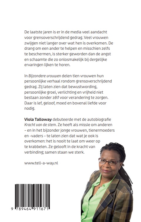 Achterkant van Bijzondere vrouwen