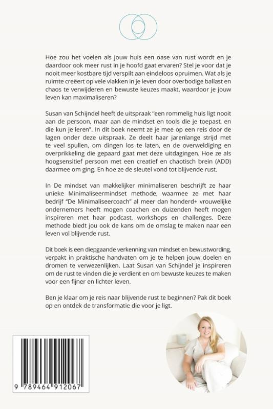 Achterkant van De mindset van makkelijker minimaliseren