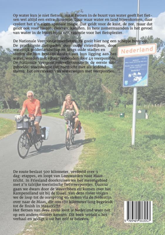 Achterkant van De nationale veerpontjestoerfietsroute