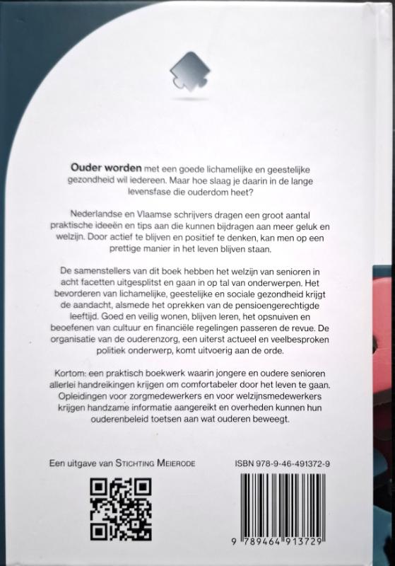 Achterkant van Actief ouder worden