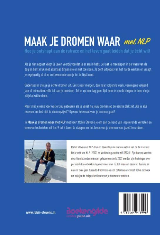 Achterkant van Maak je dromen waar met NLP