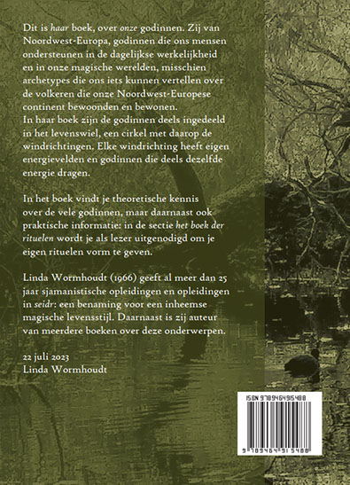 Achterkant van HAAR BOEK