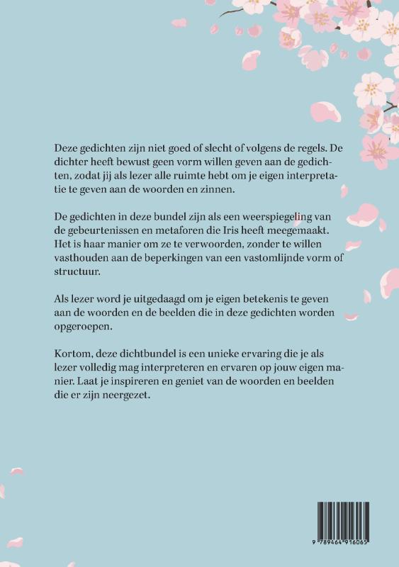 Achterkant van Bloemen vergaan niet