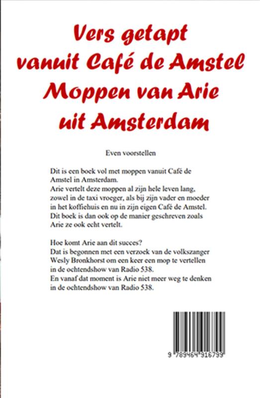 Achterkant van Vers getapt vanuit cafe de Amstel