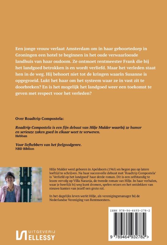 Achterkant van Verliefd op het landgoed