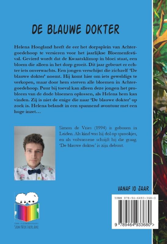 Achterkant van De blauwe dokter