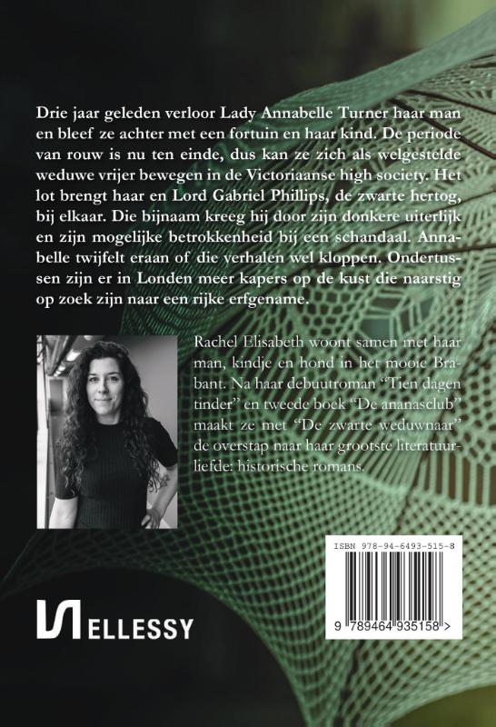 Achterkant van De Zwarte weduwnaar