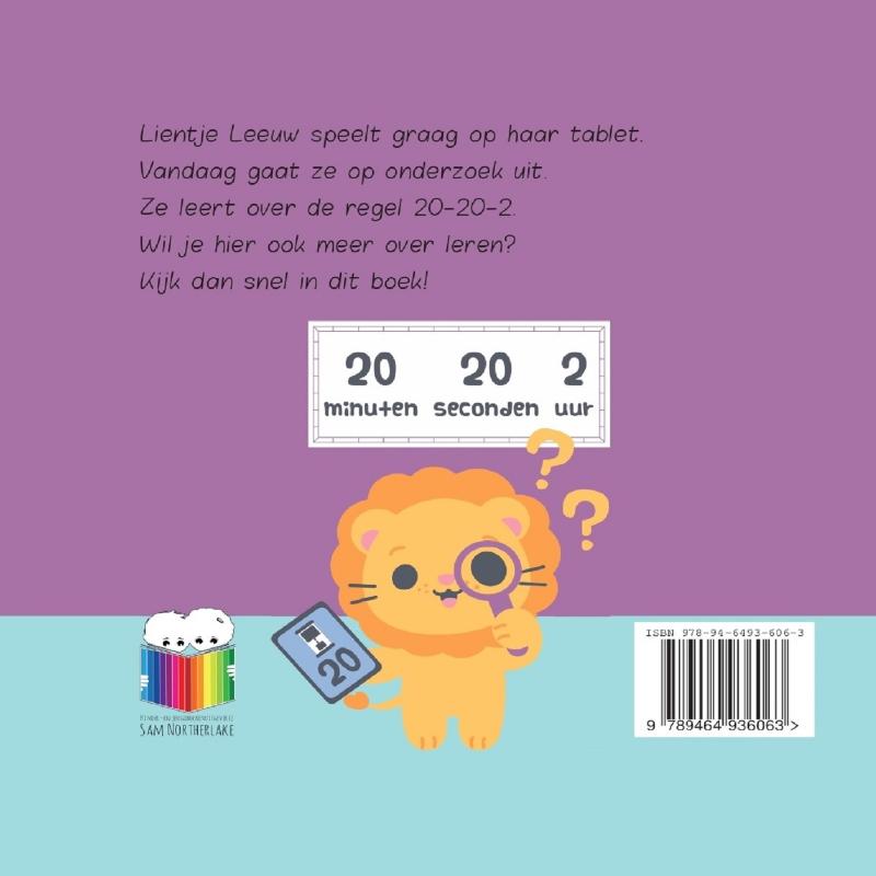 Achterkant van Lientje Leeuw leert met je mee