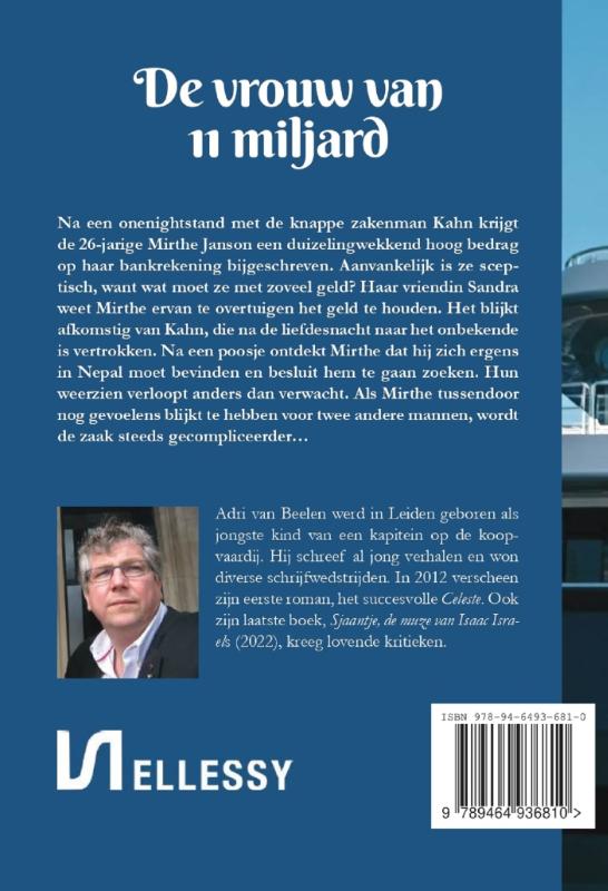 Achterkant van De vrouw van 11 miljard