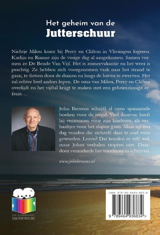 Achterkant van Het geheim van de Jutterschuur