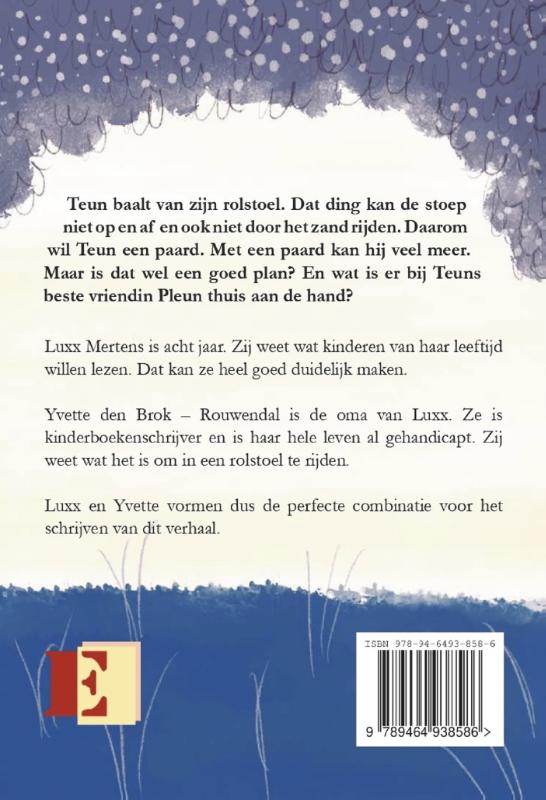 Achterkant van Een magisch paard én een supersonische rolstoel