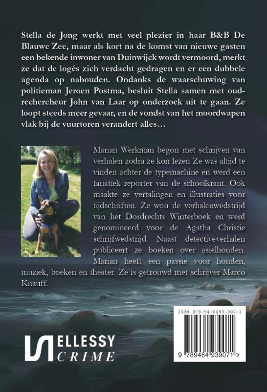 Achterkant van Moord in Duinwijck