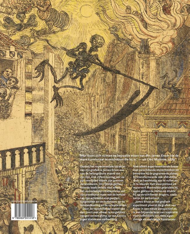 Achterkant van James Ensor en het grafisch experiment