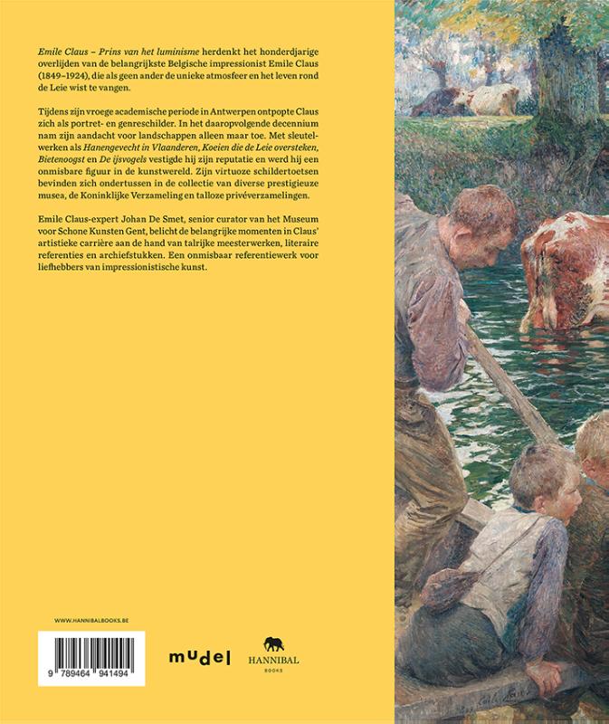 Achterkant van Emile Claus
