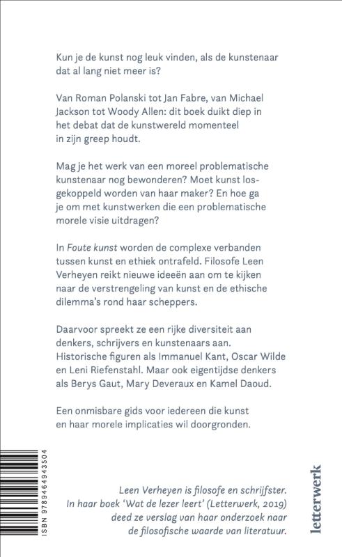 Achterkant van Foute kunst