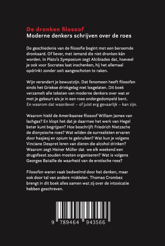 Achterkant van De dronken filosoof