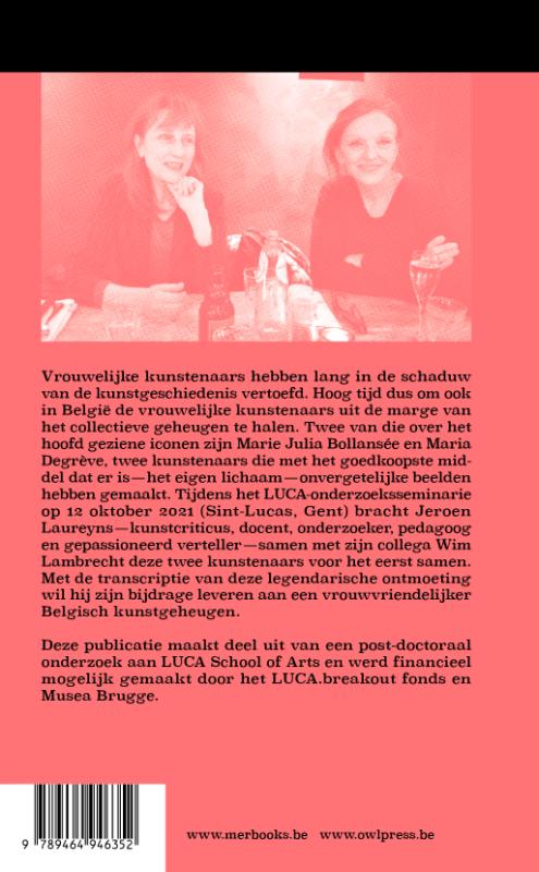 Achterkant van Marie Julia Bollansée & Maria Degrève