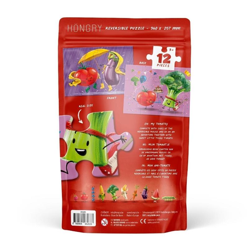 Achterkant van Jij bent mijn tomaatje puzzel