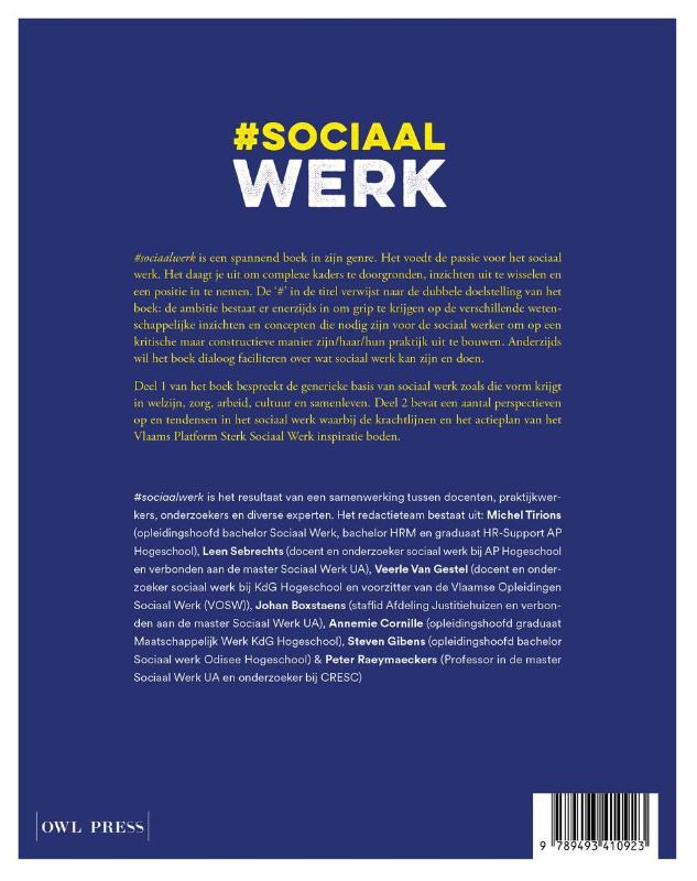 Achterkant van #sociaalwerk